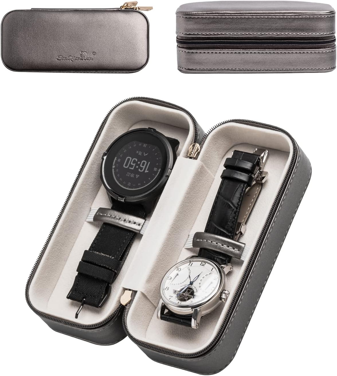 Apple Watch Luxury Case Portable Watch Box Small Watch Band Storage Holder for Wrist Watch